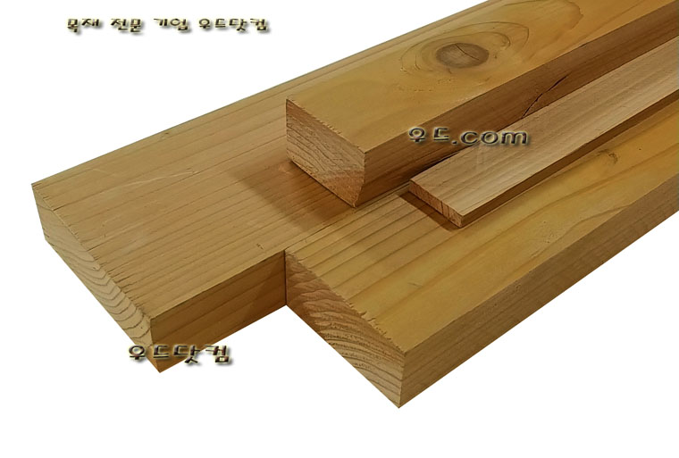 북미산 적삼목[무절]-사면대패 [900~2400]×140×38